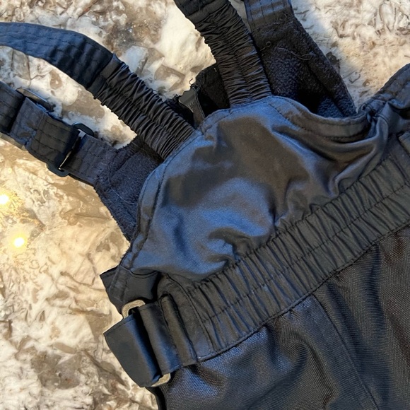 3T Cat & Jack Black Snow Bib Adjustable Winter Skiing Snowboarding Boys Girls H - Picture 7 of 9